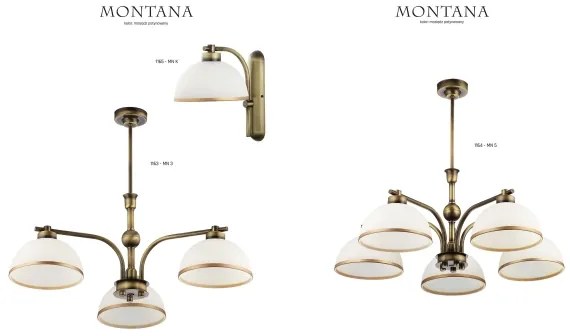 Corp de iluminat perete MONTANA 1xE27/60W