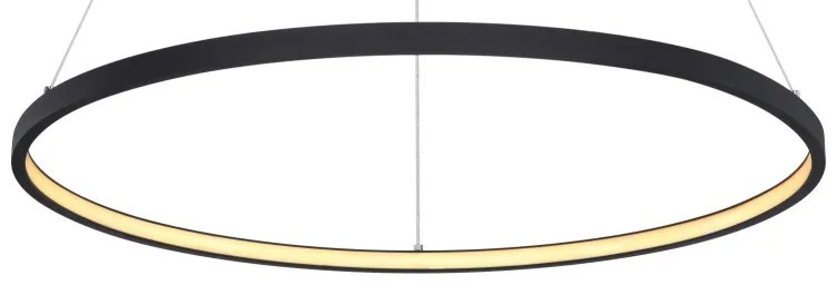 Lustra LED suspendata design modern circular RALPH 29W negru