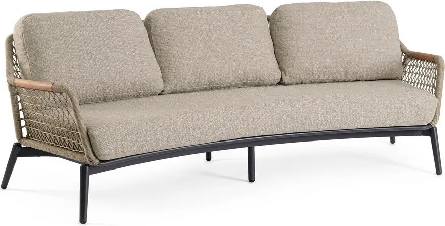 Canapea de grădină maro deschis din lemn de acacia Eulero – Bizzotto