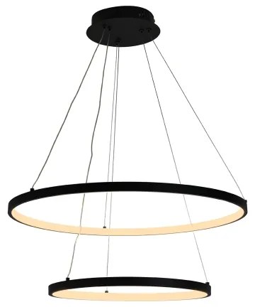 Lustră LED dimabilă pe cablu LED/75W/230V 3000-6500K + telecomandă