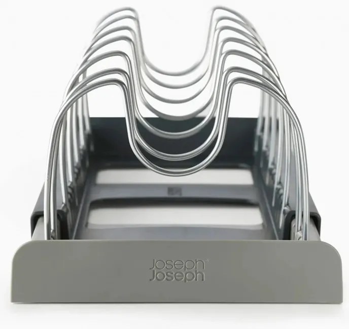 Organizator de vase Joseph Joseph 85167, 7 Separatoare reglabile, Extensibil, Gri/Negru
