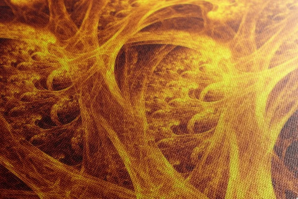 Tablou pădure abstractă
