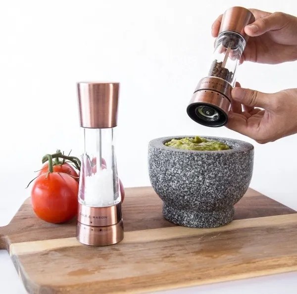 Cole&Mason DERWENT set 2 râșnițe sare și piper, 19 cm, cupru