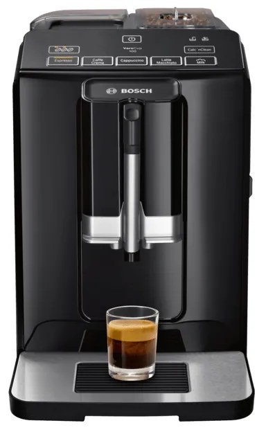 BOSCH Espressor automat, bosch, tis30129rw, 1.4 l, 15 bari, rasnita ceramica, dispozitiv spumare lapte milkmagic pro, negru