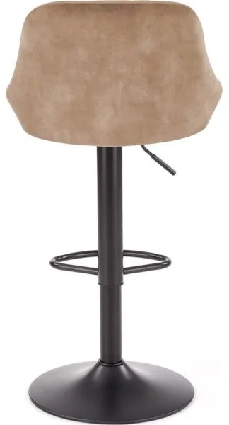 Scaun de bar 106x47 cm negru/maro