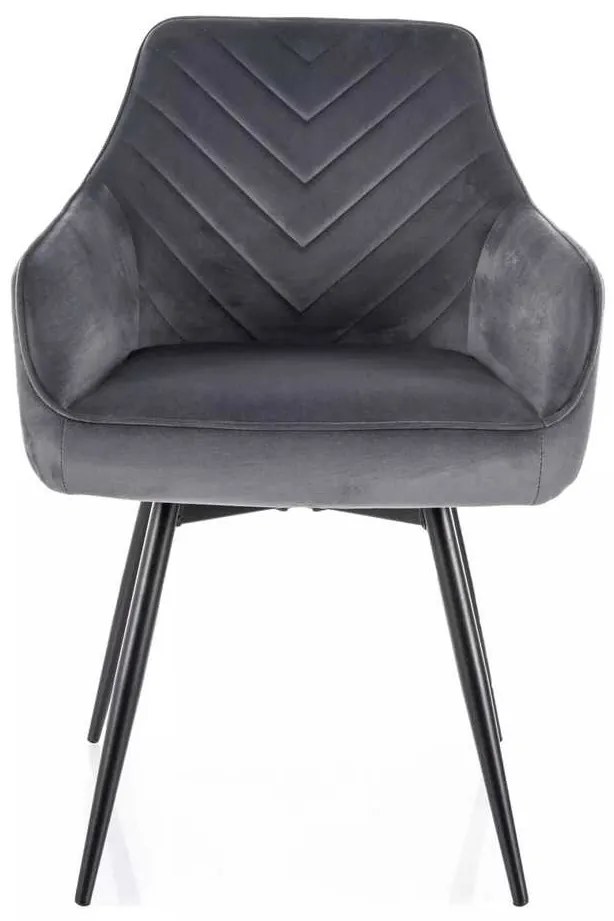 Scaun de bucătărie Montale Velvet, gri
