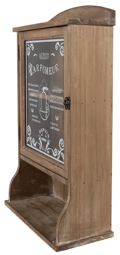 Dulap de perete, natur, din lemn, Parfumeur