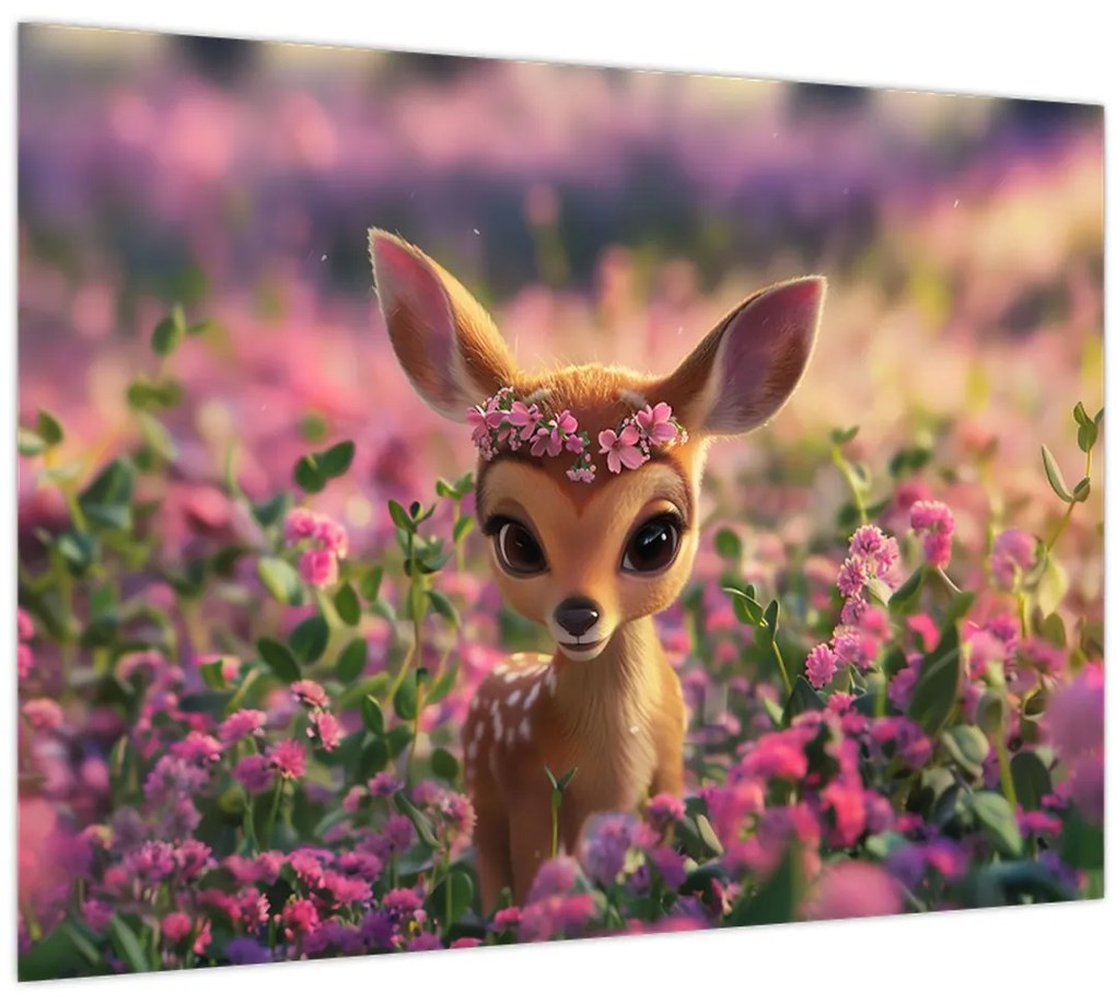 Tablou - Căprioară Drăgălașă (70x50 cm)