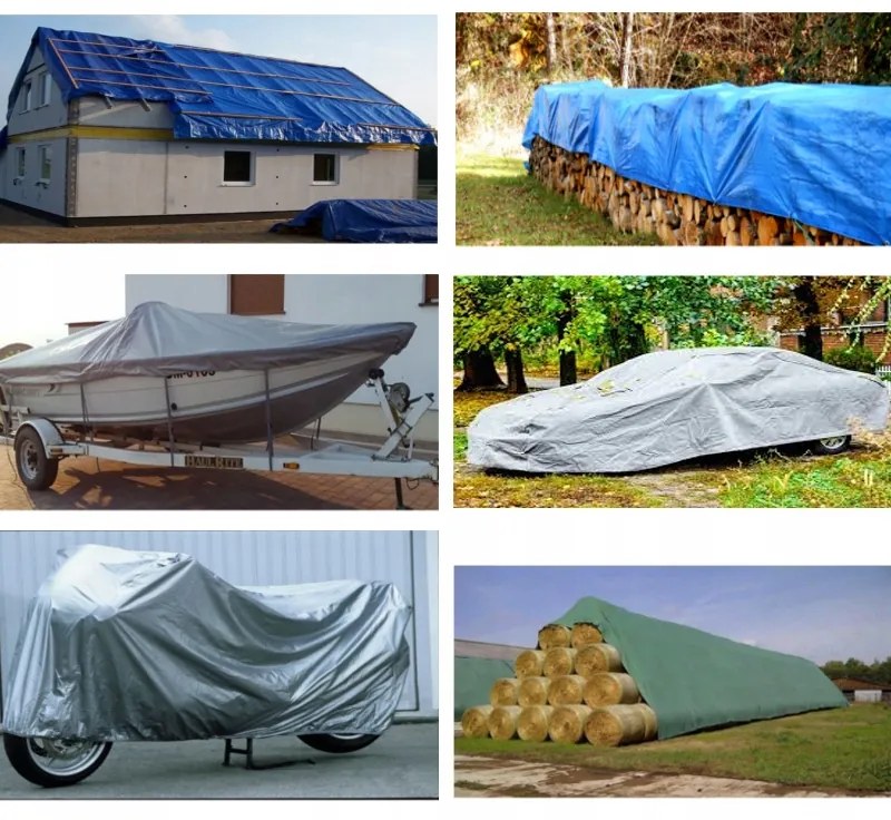 Prelată rezistentă la îngheţ, maro-argintie 4m x 6m