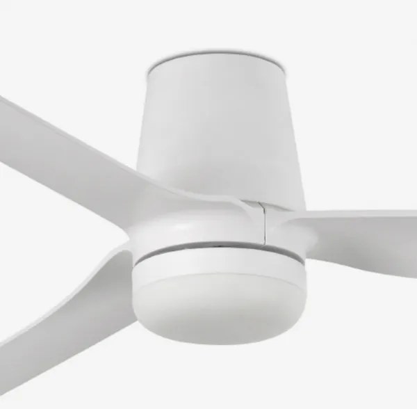 Ventilator LED dimabil FARO 33828WT-1TW PUNT TUB M LED/18W/230V alb d. 132 cm WT + telecomandă