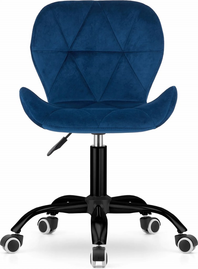 OFERTA Scaun de birou albastru inchis NOTO VELVET II. calitate