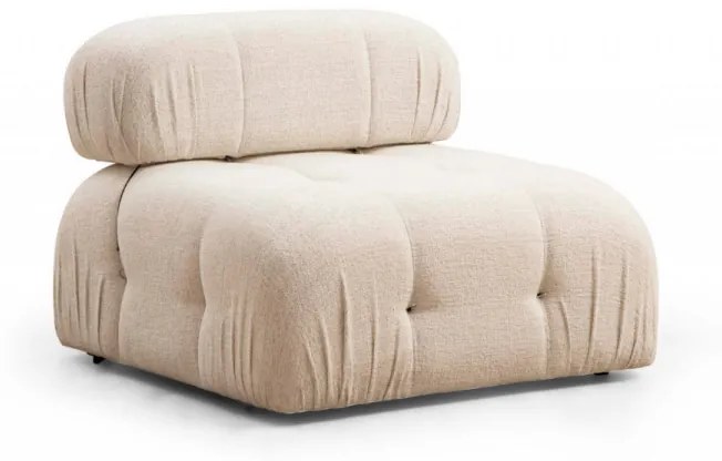 Canapea cu 1 Loc Bubble O1, Crem
