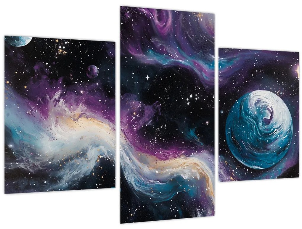 Tablou - Univers pictat (90x60 cm)