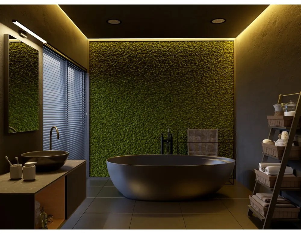 Aplică de perete neagră LED Catania – GTV