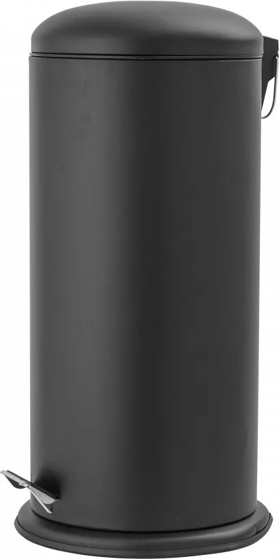 Cos de gunoi negru cu sistem inchidere usor 29,5x68 cm Bloomingville