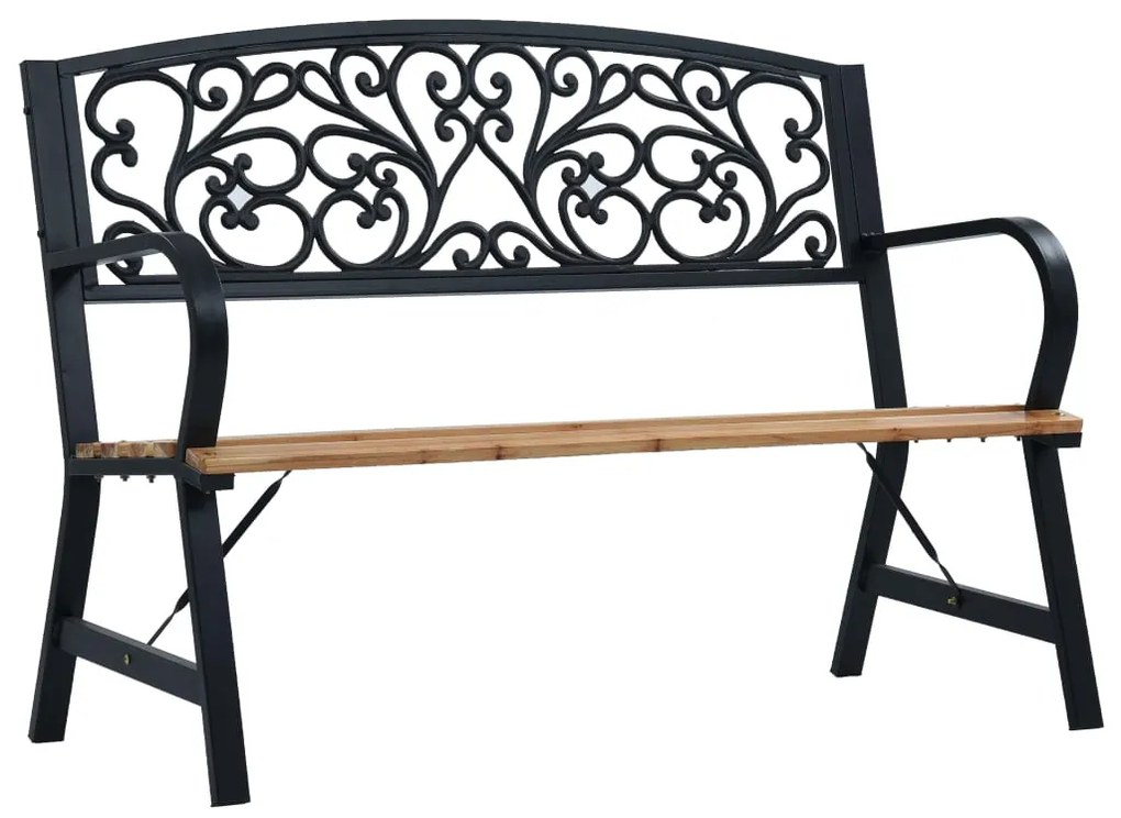 47940 vidaXL Bancă de grădină, 120 cm, lemn