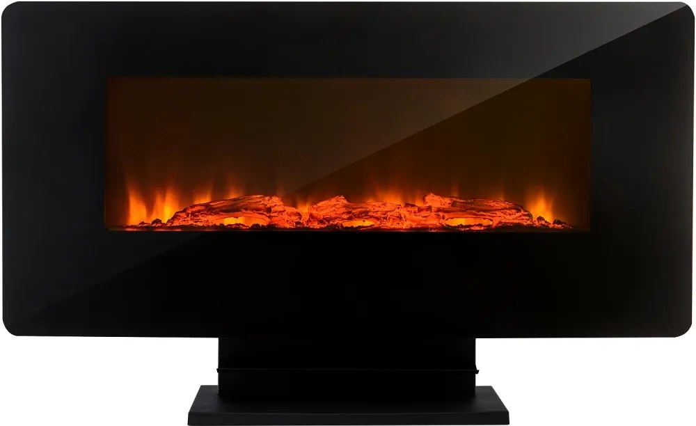 Șemineu electric, montare pe perete/montare pe picior, 1500w, telecomanda