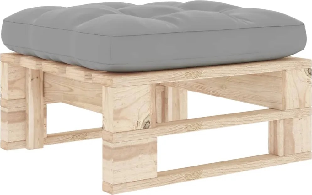 vidaXL Taburet de grădină din paleți, lemn de pin tratat