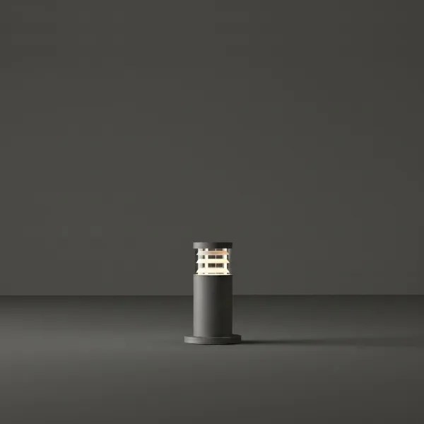 Ideal Lux - Lampă de exterior TRONCO 1xE27/42W/230V 25 cm IP65 antracit
