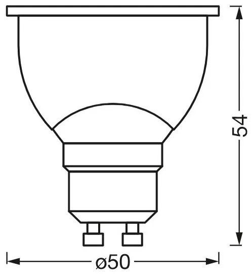 LED bec antibacterian dimabil PAR16 GU10/4,9W/230V Wi-Fi - Ledvance