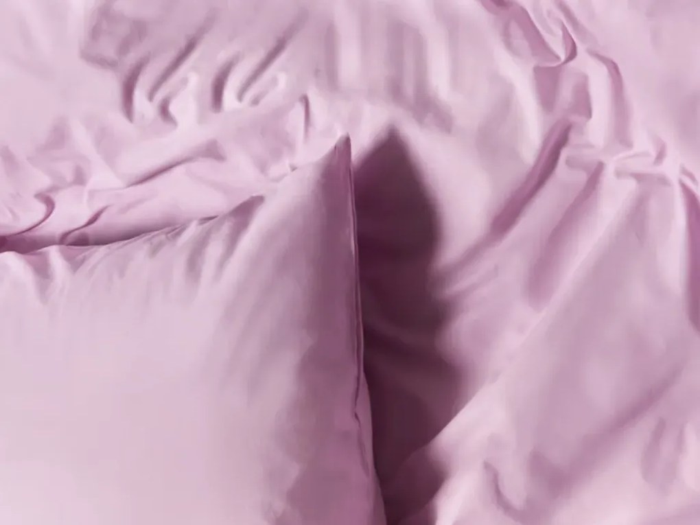 Lenjerie de pat din bumbac CALMORA violet deschis Dimensiune lenjerie de pat: 2 buc 70 x 90 cm | 160 x 220 cm