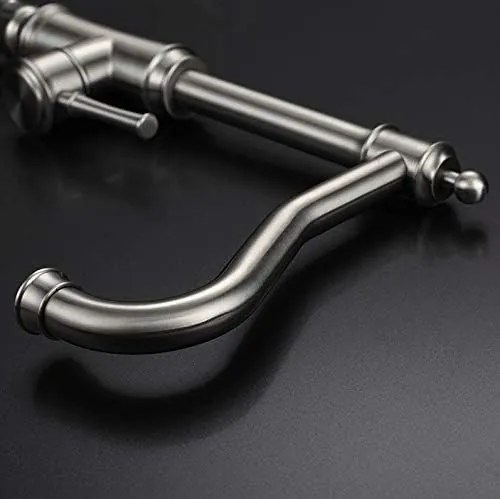 Baterie Bucătărie, Inox Satinat Model CF024 – Design Modern și Funcționalitate pentru Orice Bucătărie.