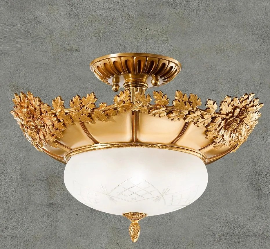 Lustra aplicata design floral LUX realizata manual Rose