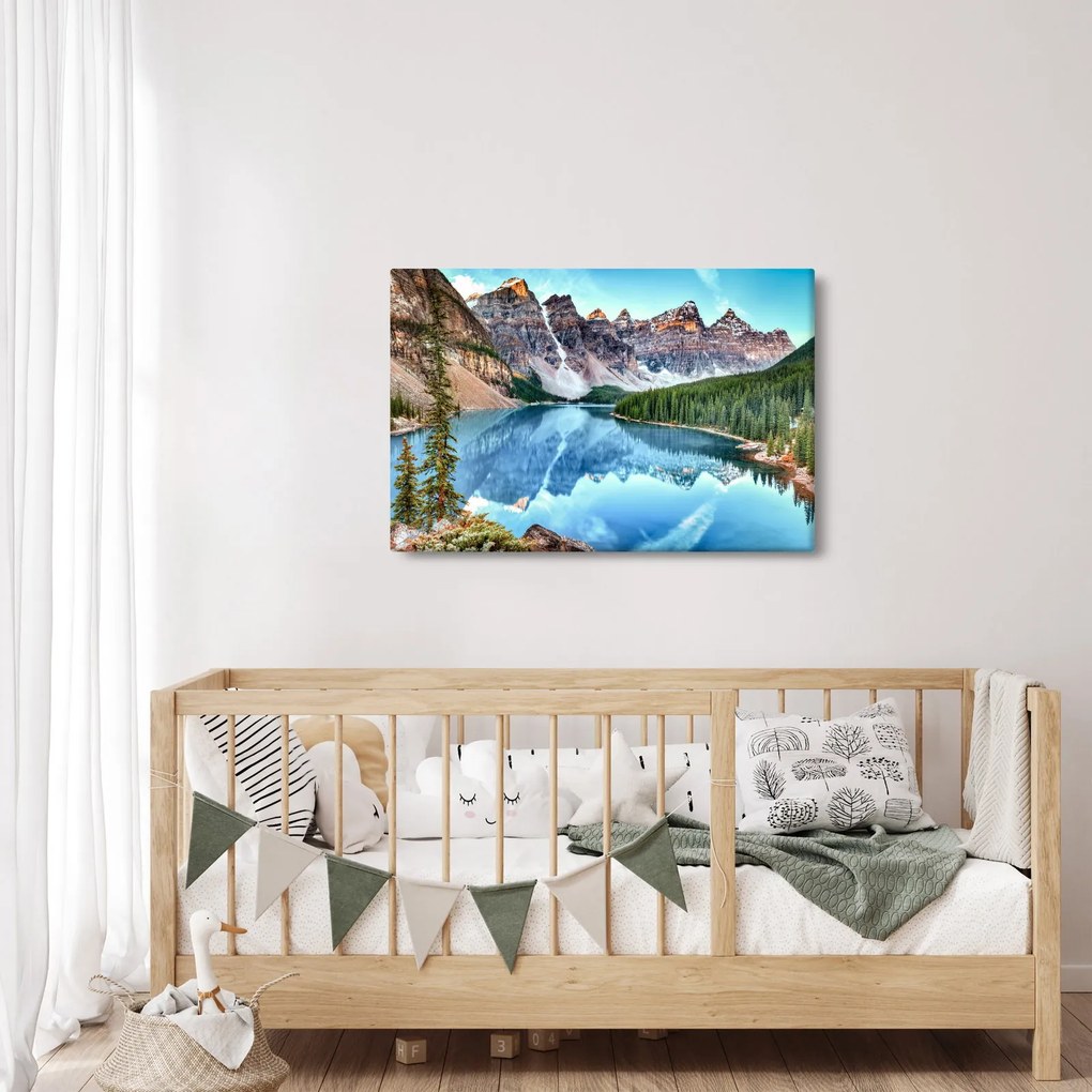 Tablou - Lacul Moraine (90x60 cm)