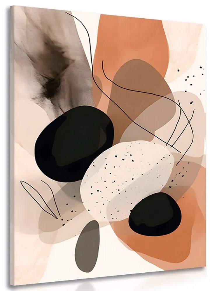 Tablou forme abstracte de rocă