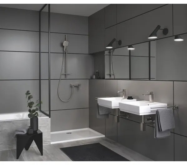 GROHE 26582DC0 - Duș de mână RAINSHOWER SMARTACTIVE 130 CUBE, oțel inoxidabil