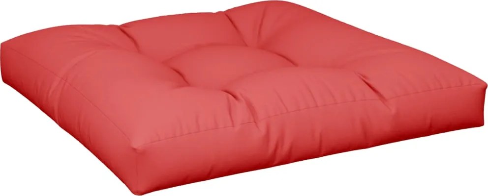 vidaXL Pernă pentru paleți, roșu, 70x70x12 cm, material textil