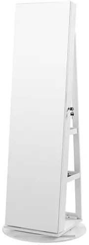Dulap pentru bijuterii, Songmics, Alb, 55x55x162 cm
