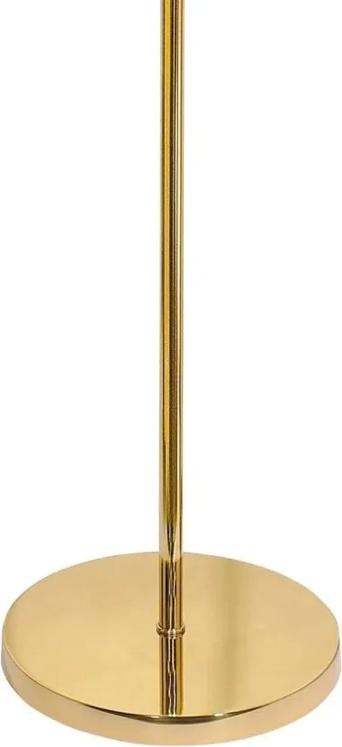 Lampadar din alama cu abajur albastru Sofis