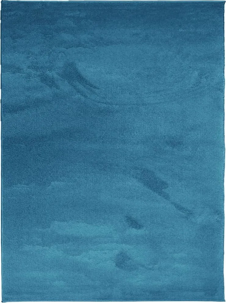 vidaXL Covor „OVIEDO”, fire scurte, turcoaz, 240x340 cm