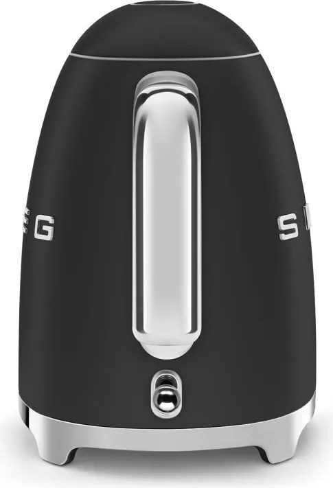 Cana electrica SMEG KLF03BLMEU, 2400 W, 1,7 l, Baza rotativa la 360°, Finisaj mat, Negru
