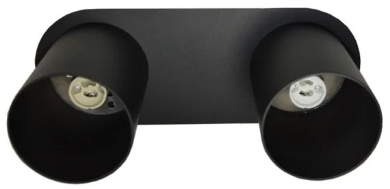 Plafonieră CREEP 2xGU10/25W/230V negru