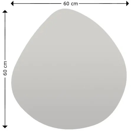 Oglindă de perete BESSO 60x60 cm negru