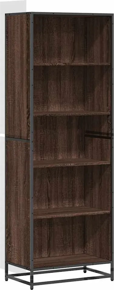 vidaXL Bibliotecă, stejar maro, 60x35x170,5 cm, lemn prelucrat