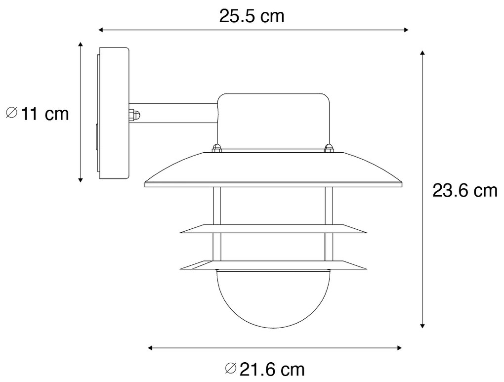 Aplică industrială din oțel IP44 - Shell
