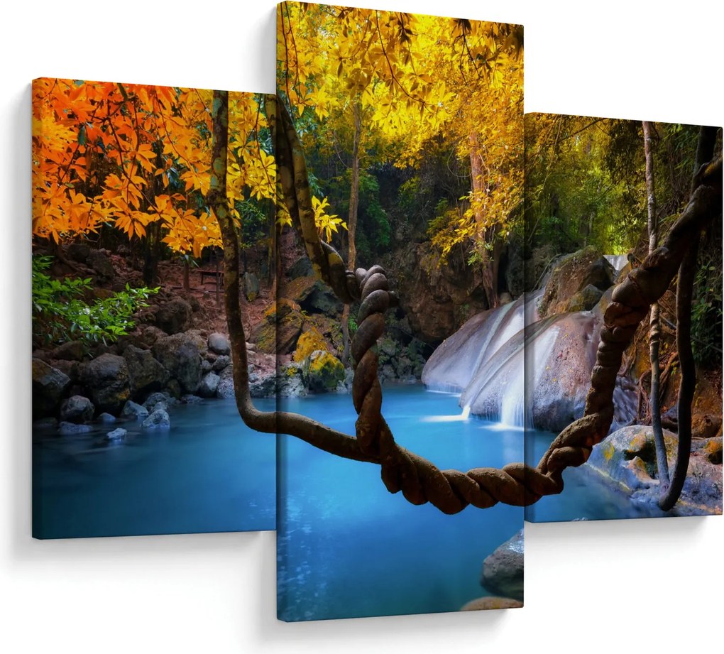 Tablou - Cascade din Asia (90x60 cm)
