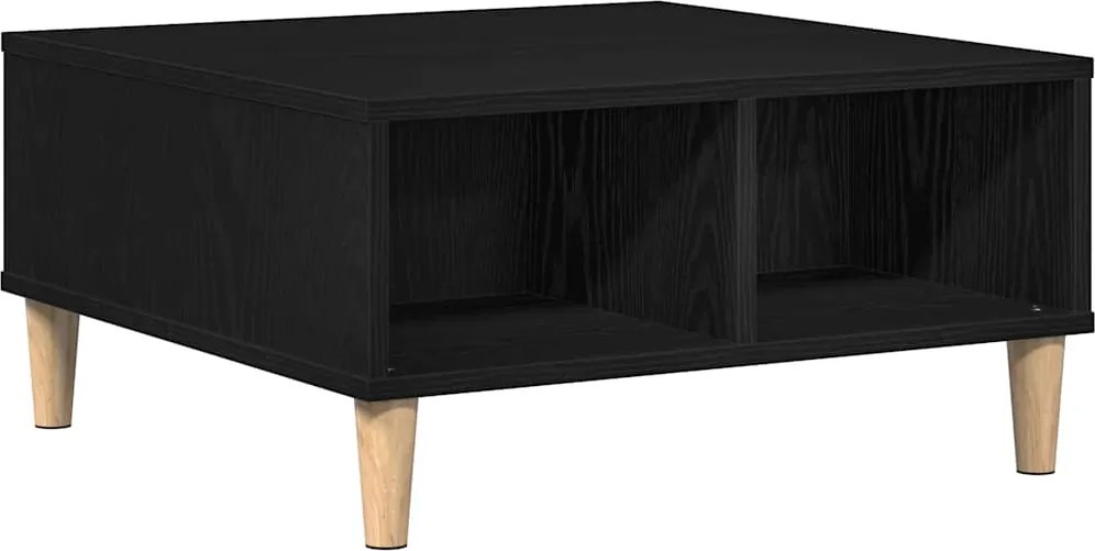 vidaXL Masă de cafea Stejar Negru 60 x 60 x 30 cm Lemn compozit