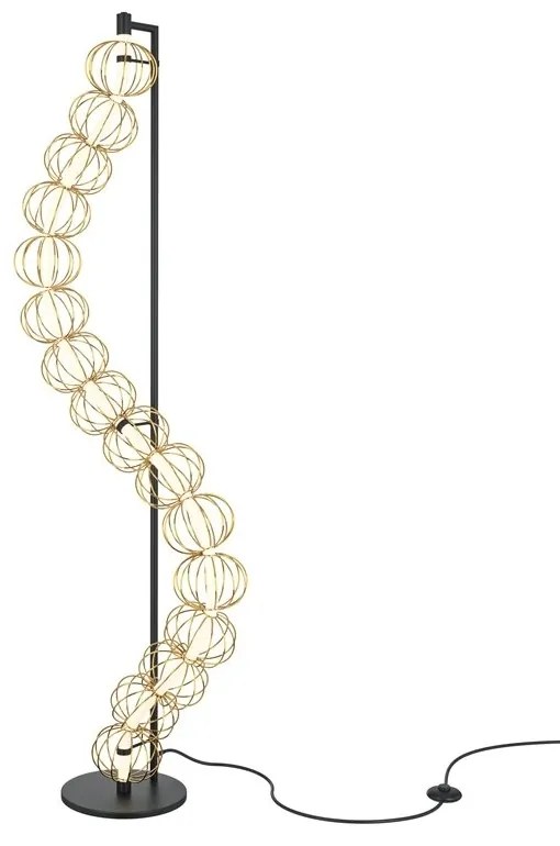 Lampadar LED design decorativ Golden Cage