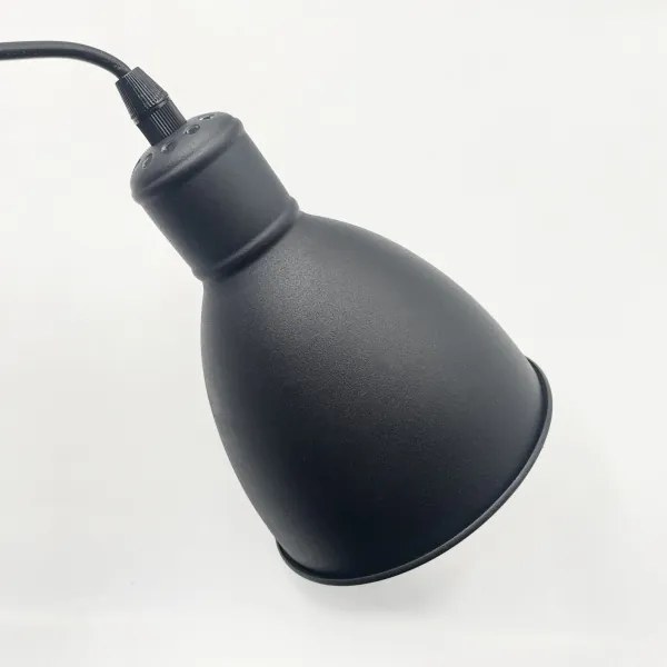 Brilagi - Lustră LED cu cablu RIDDY 3xE27/60W/230V neagră