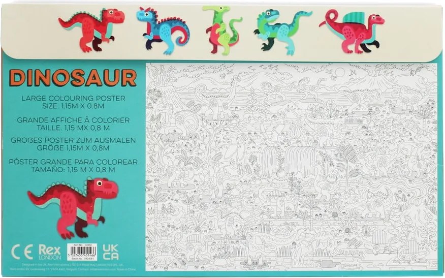 Cărți de colorat Baby Dinos – Rex London