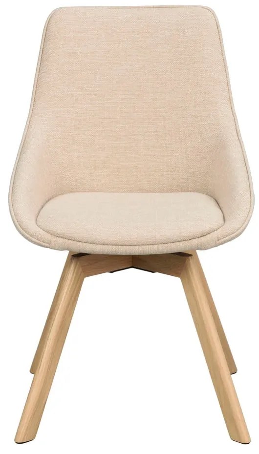 Scaune de dining bej 2 buc. Alison – Rowico