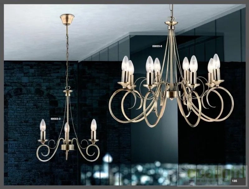 Candelabru 8 brate Truncatus 69003-8 GL