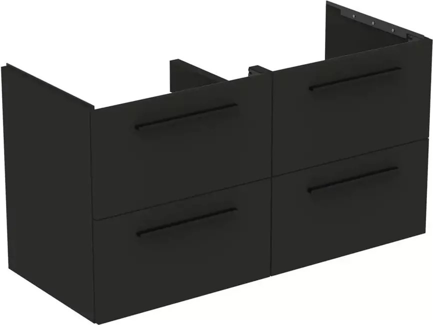 Dulap baza suspendat Ideal Standard i.life B gri carbon mat 4 sertare 120 cm