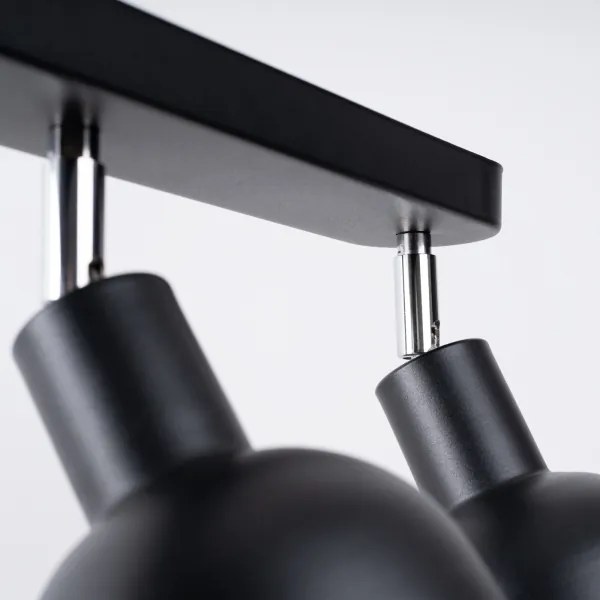 Spot Sollux SL.1318 ELBA 3xE27/15W/230V negru