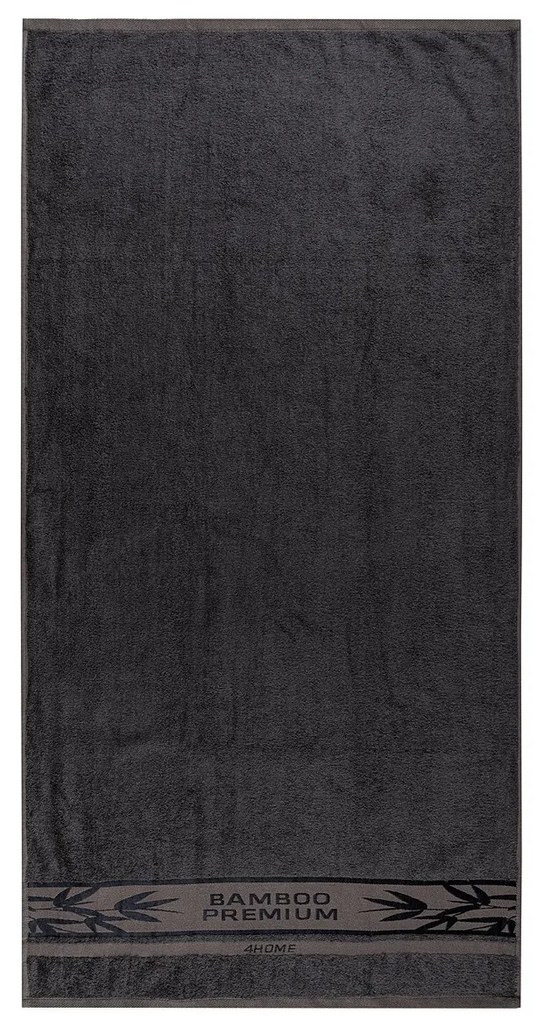 Prosop de corp 4Home Bamboo Premium gri închis, , 70 x 140 cm