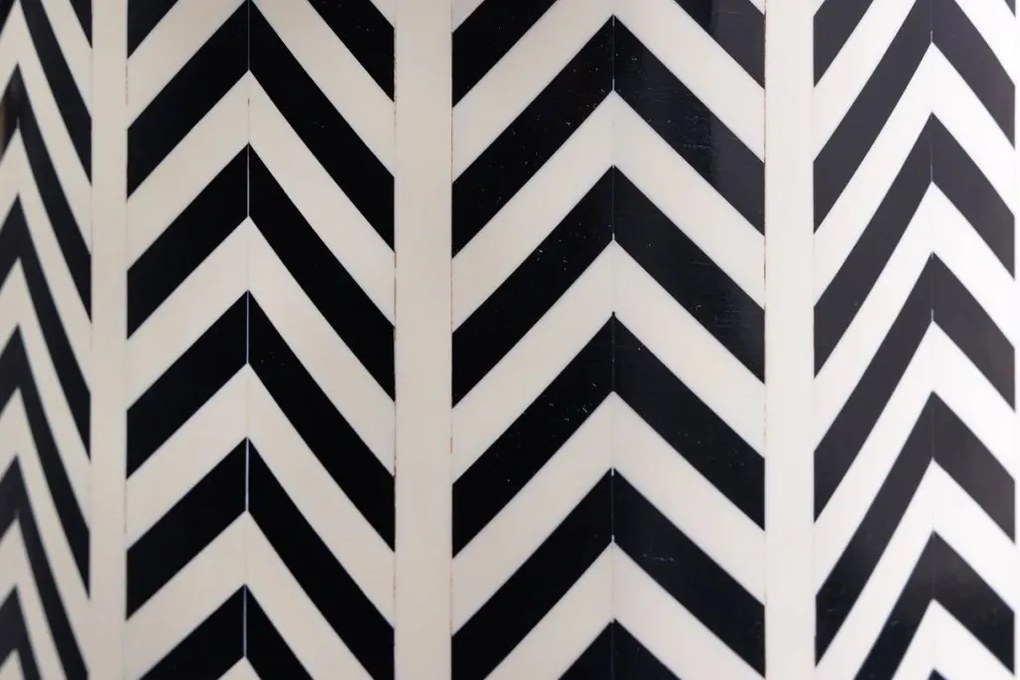 Masuta auxiliara design unicat Bone Inlay 45cm A-43660 VC